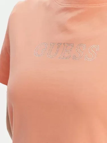 Guess BRIANA SS T-SHIRT Kadın Turuncu T-shirt V3BI11J1314-G6K7