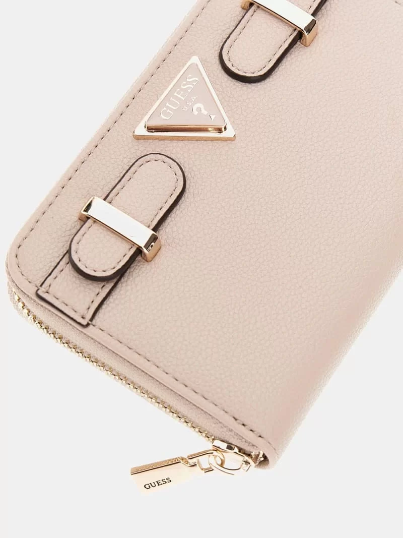 Guess ECO ALI SLG MEDIUM ZIP AROUND Kadın Kahverengi Cüzdan SWBG9511140-ALM