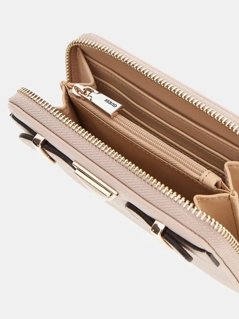 Guess ECO ALI SLG MEDIUM ZIP AROUND Kadın Kahverengi Cüzdan SWBG9511140-ALM