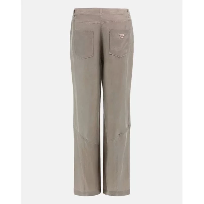 Guess ENORA STRAIGHT PANT Kadın Yeşil Pantolon W5GB16WH5N2-G8CJ