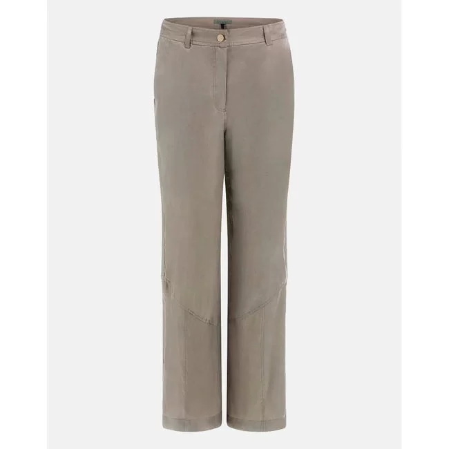 Guess ENORA STRAIGHT PANT Kadın Yeşil Pantolon W5GB16WH5N2-G8CJ