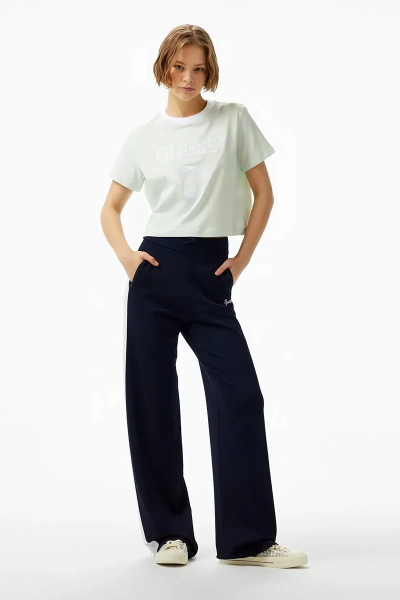 Guess FILANTA CROP TEE Kadın Yeşil T-shirt V5GI18I3Z14-A83N