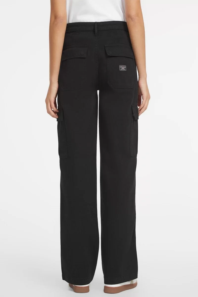 Guess Jeans GJ CARGO CHINO Kadın Siyah Pantolon W4YB61WGCV1-JBLK