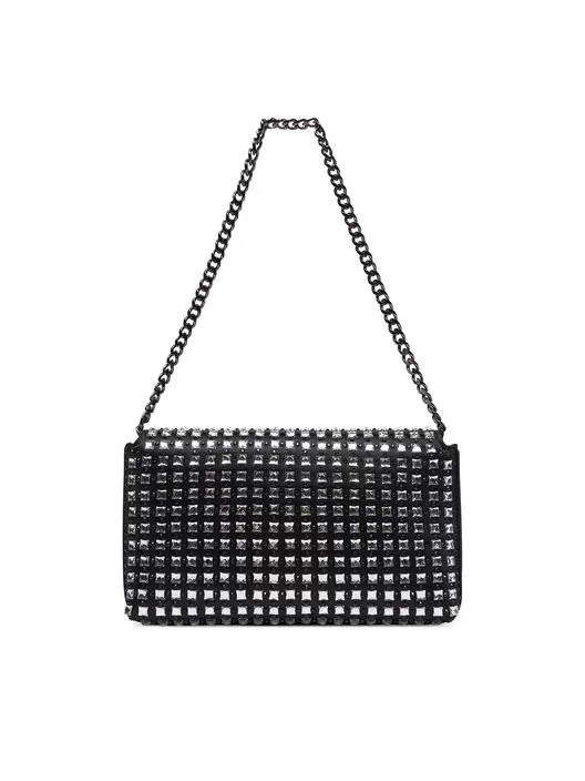 Guess ZALINA FLAP CLUTCH Kadın Siyah Omuz Çantası HWIM9350700-BLA