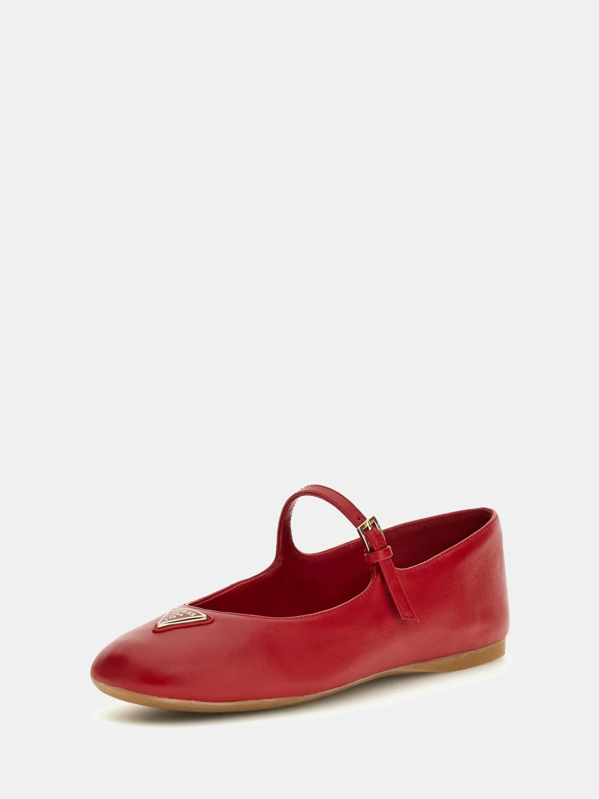 Guess Kalida Kadın Kırmızı Deri Babet FLTKLDLEA02-RED