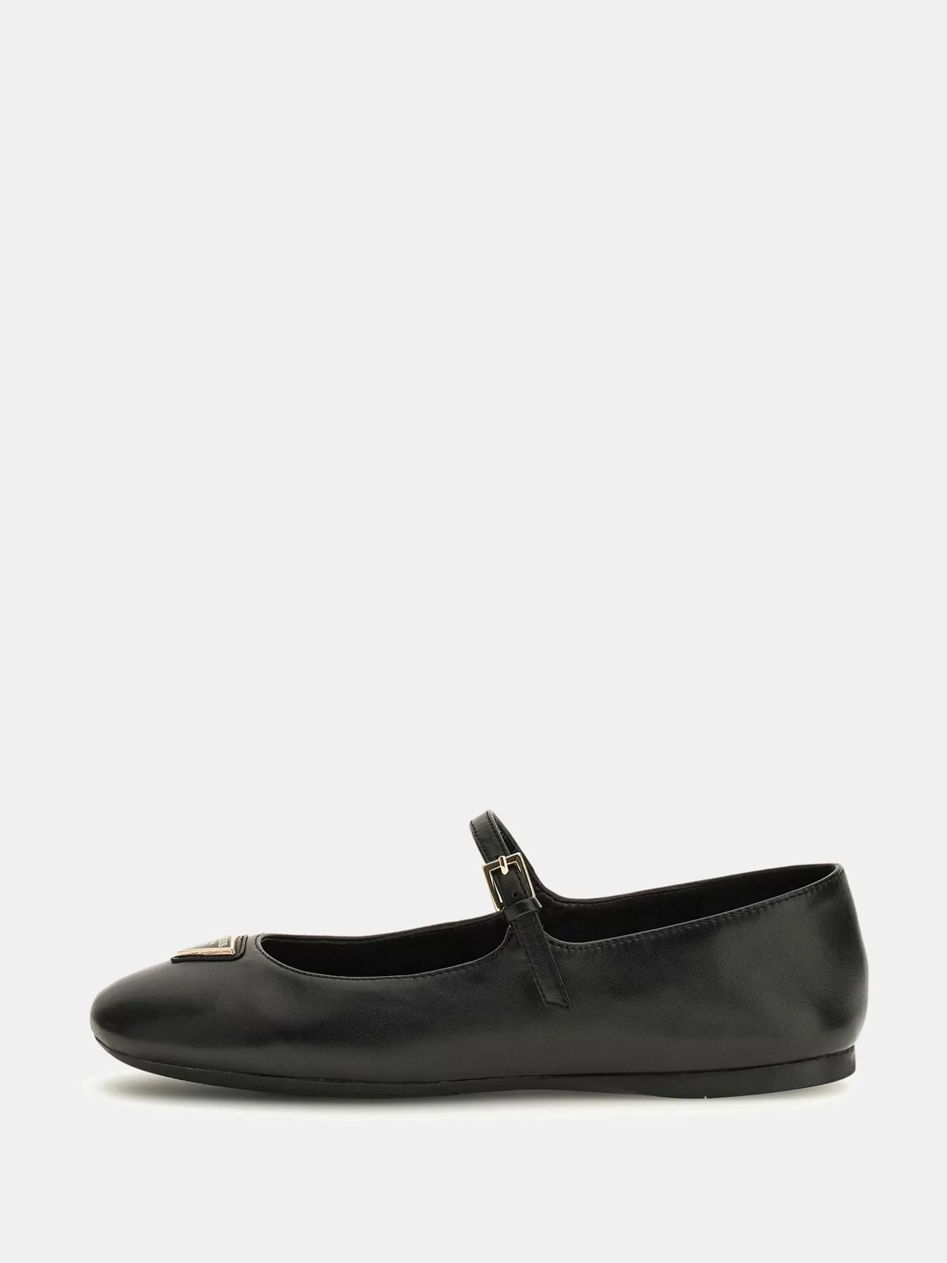 Guess Kalida Kadın Siyah Deri Babet FLTKLDLEA02-BLACK