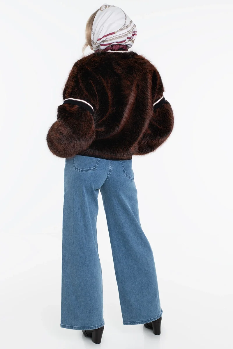 Guess Katia Kadın Çok Renkli Kürk W5BL67W3790-FNH1