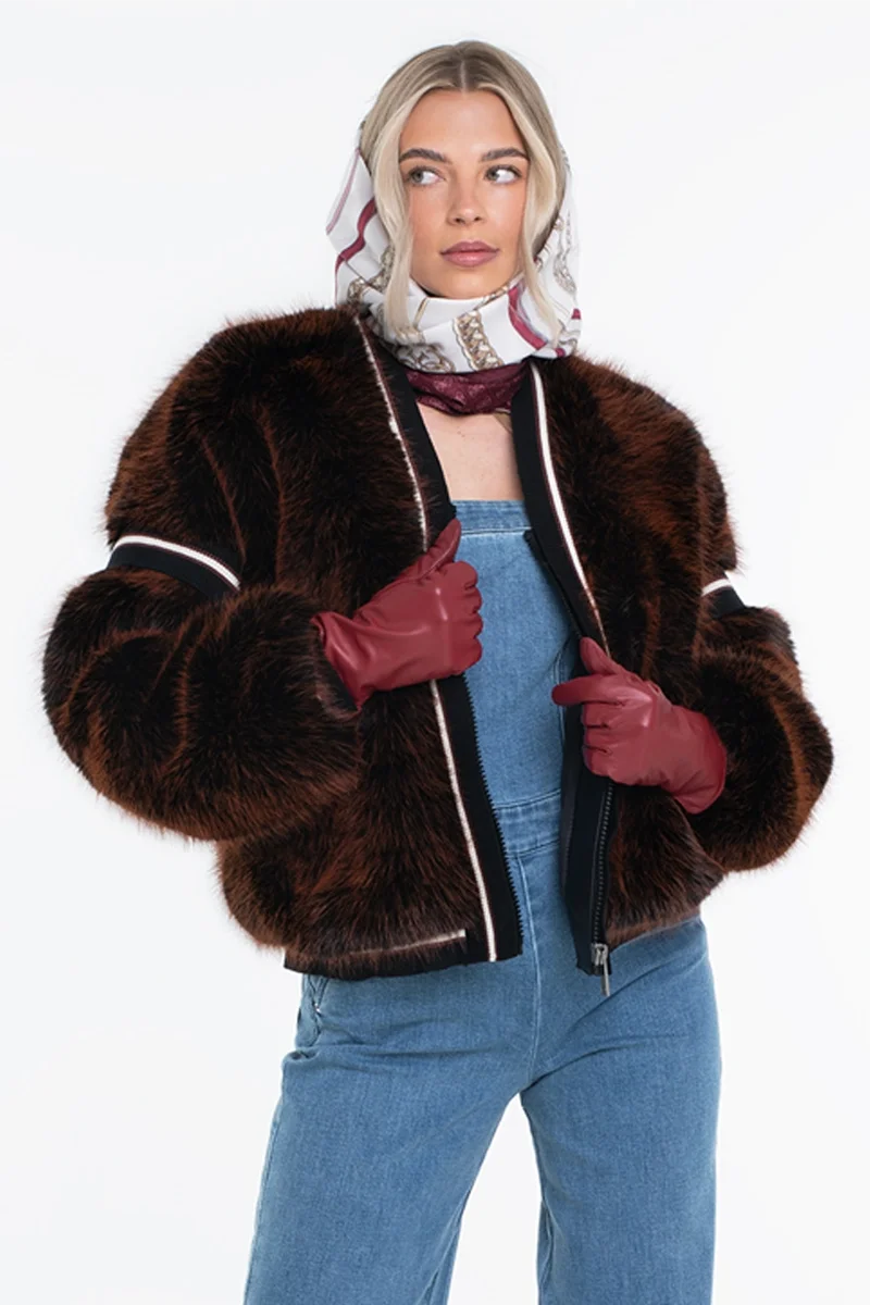 Guess Katia Kadın Çok Renkli Kürk W5BL67W3790-FNH1