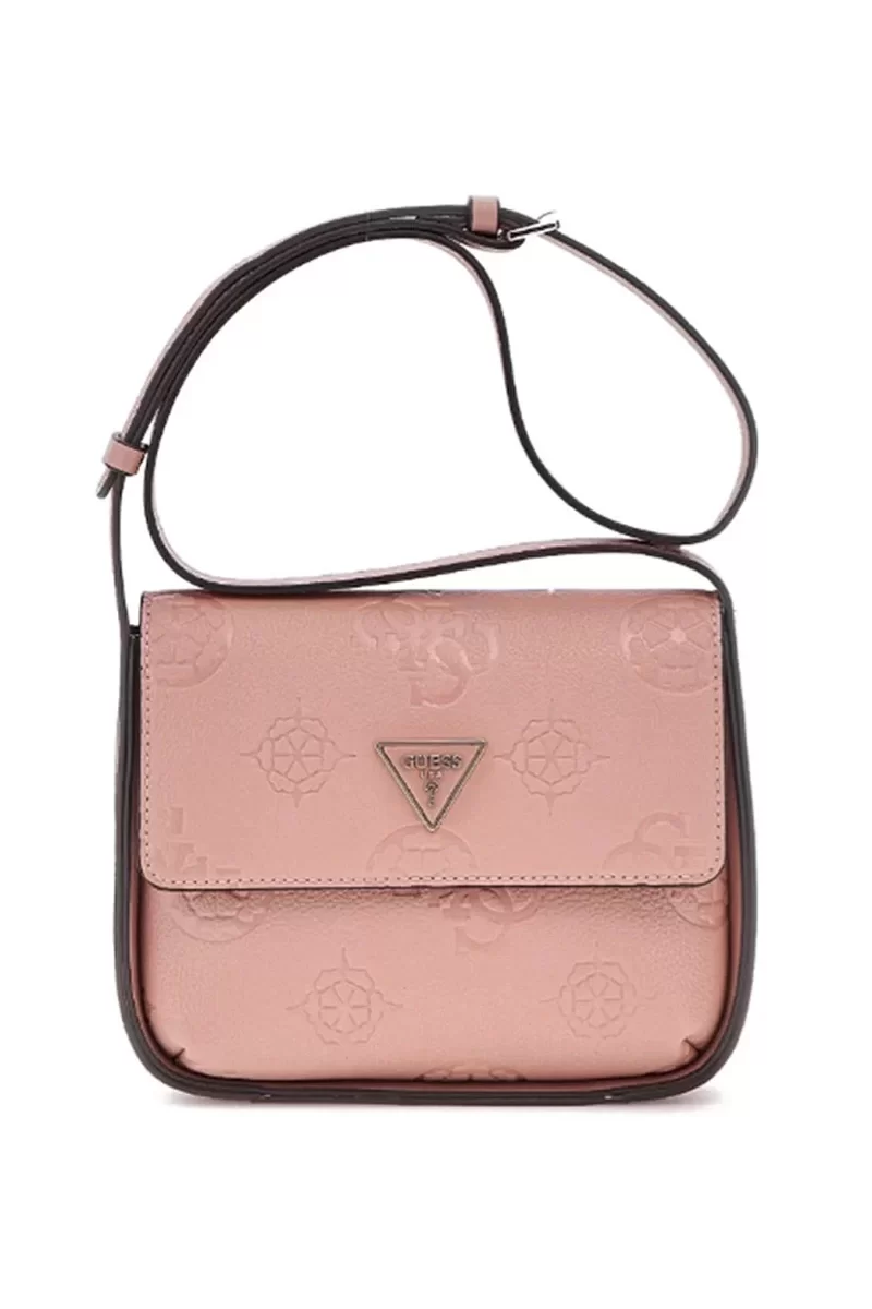Guess Keandra Crossbody Flap Kadın Pembe Çapraz Çanta HWPL9323200-RWL