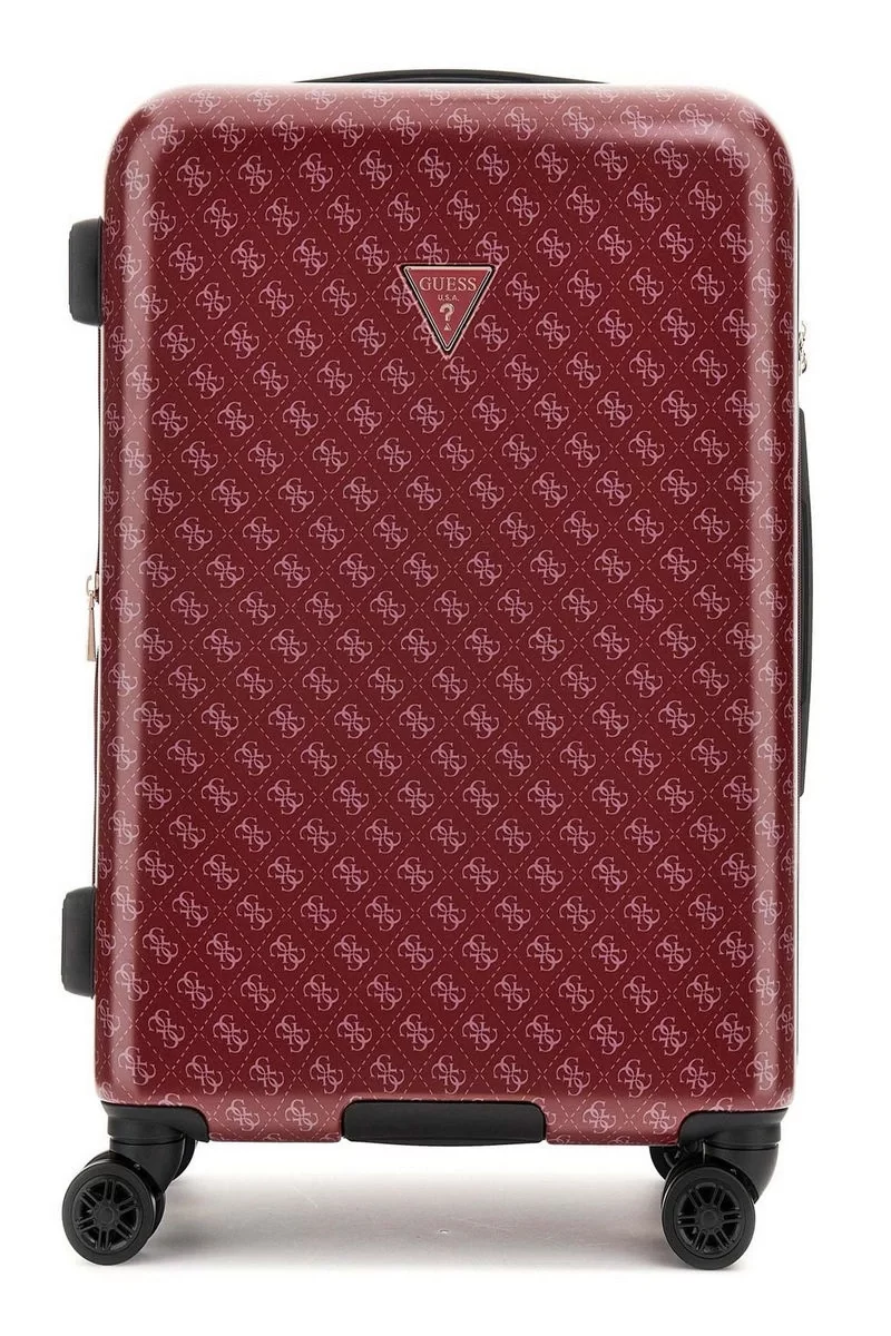 Guess JESCO 22 IN 8-WHEELER Kadın Kahverengi Valiz TWE83899820-CLA