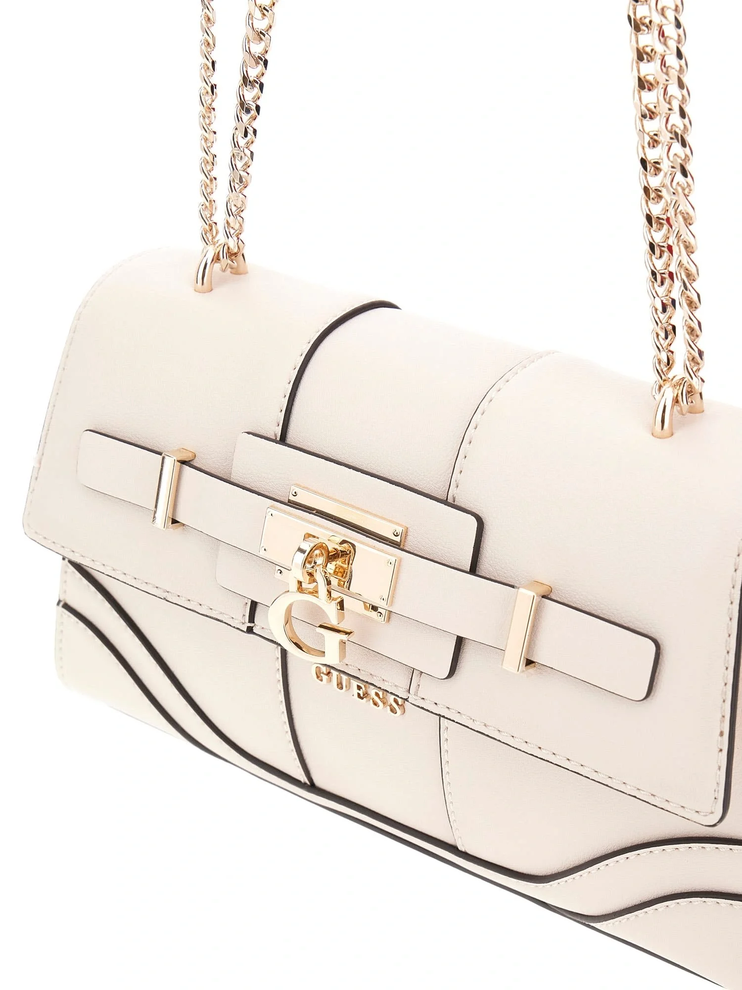 Guess Latona Kadın Krem Omuz Çantası HWBG9206210-STO
