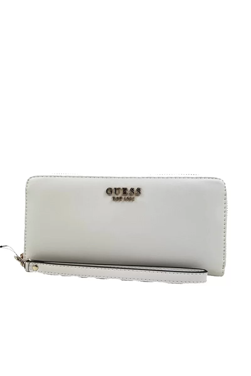 Guess Laurel Slg Large Zıp Around Kadın Ekru Cüzdan SWVC8500146-BON
