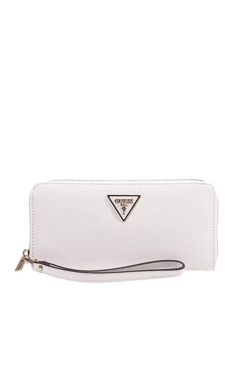 Guess Laurel Slg Large Zıp Around Kadın Ekru Cüzdan SWZG8500146-BON