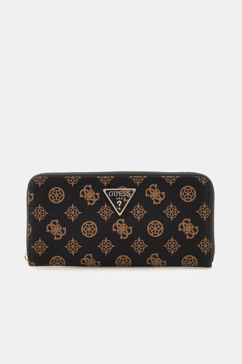 Guess Laurel Slg Large Zıp Around Kadın Kahverengi Cüzdan SWPG8500146-MLO