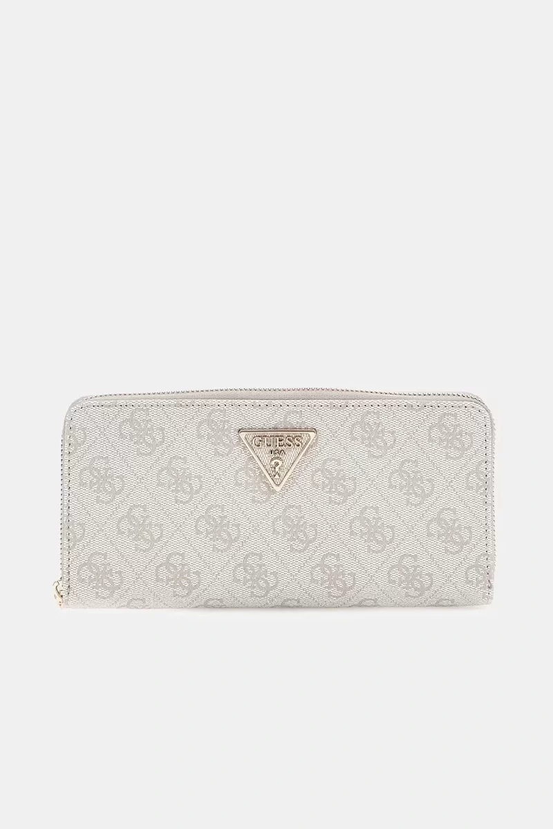 Guess LAUREL SLG LARGE ZIP Kadın Krem Cüzdan SWSD8500146-DVL
