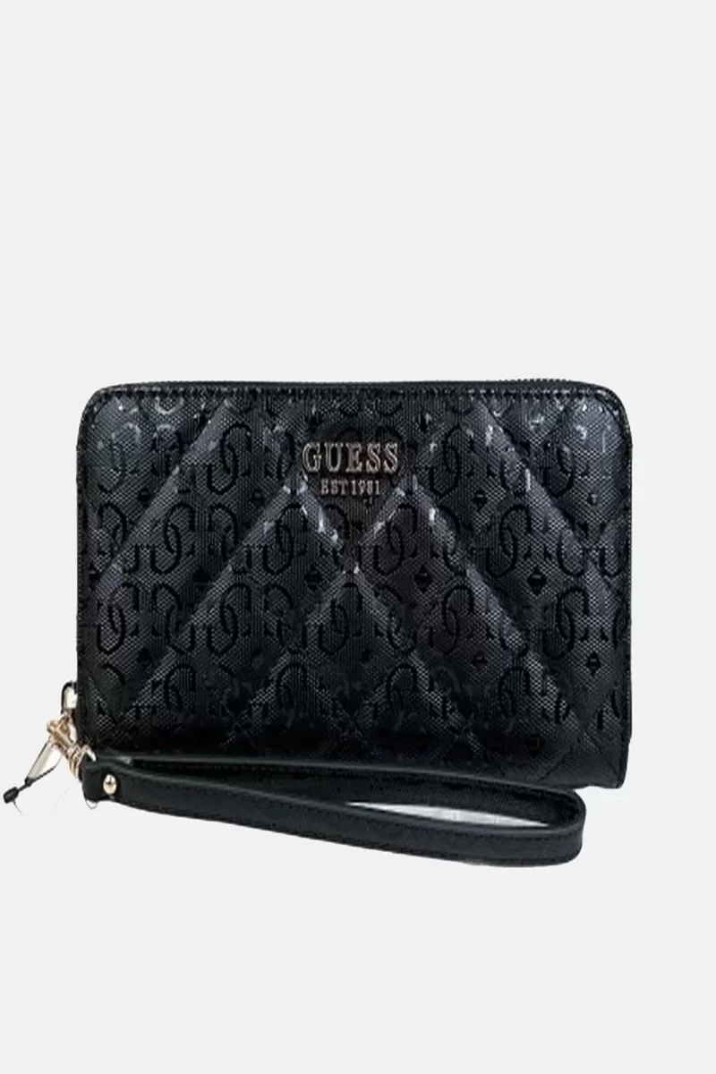Guess LAUREL SLG LARGE ZIP AROUND Kadın Siyah Cüzdan SWGG8500146-BLA