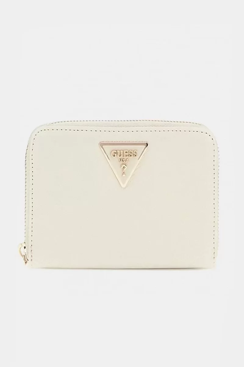 Guess LAUREL SLG MEDIUM ZIP AROUND Kadın Ekru Cüzdan SWZG8500140-BON