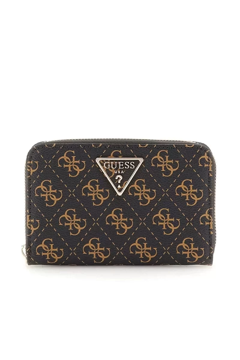 Guess LAUREL SLG MEDIUM ZI Kadın Kahverengi Cüzdan SWQE8500140-BNL