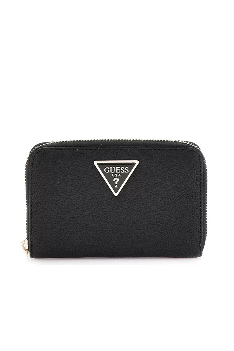 Guess LAUREL SLG MEDIUM ZIP AROUND Kadın Siyah Cüzdan SWBG8500140-BLA