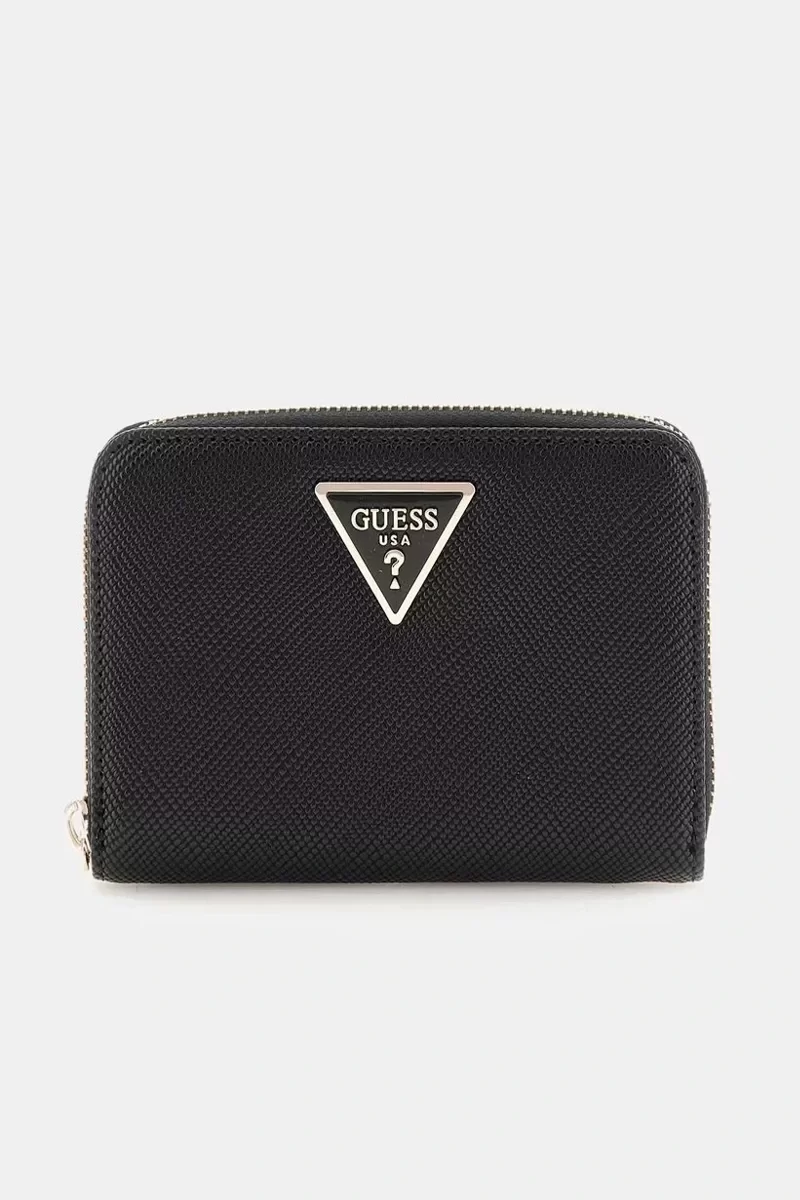 Guess LAUREL SLG MEDIUM ZIP AROUND Kadın Siyah Cüzdan SWZG8500140-BLA