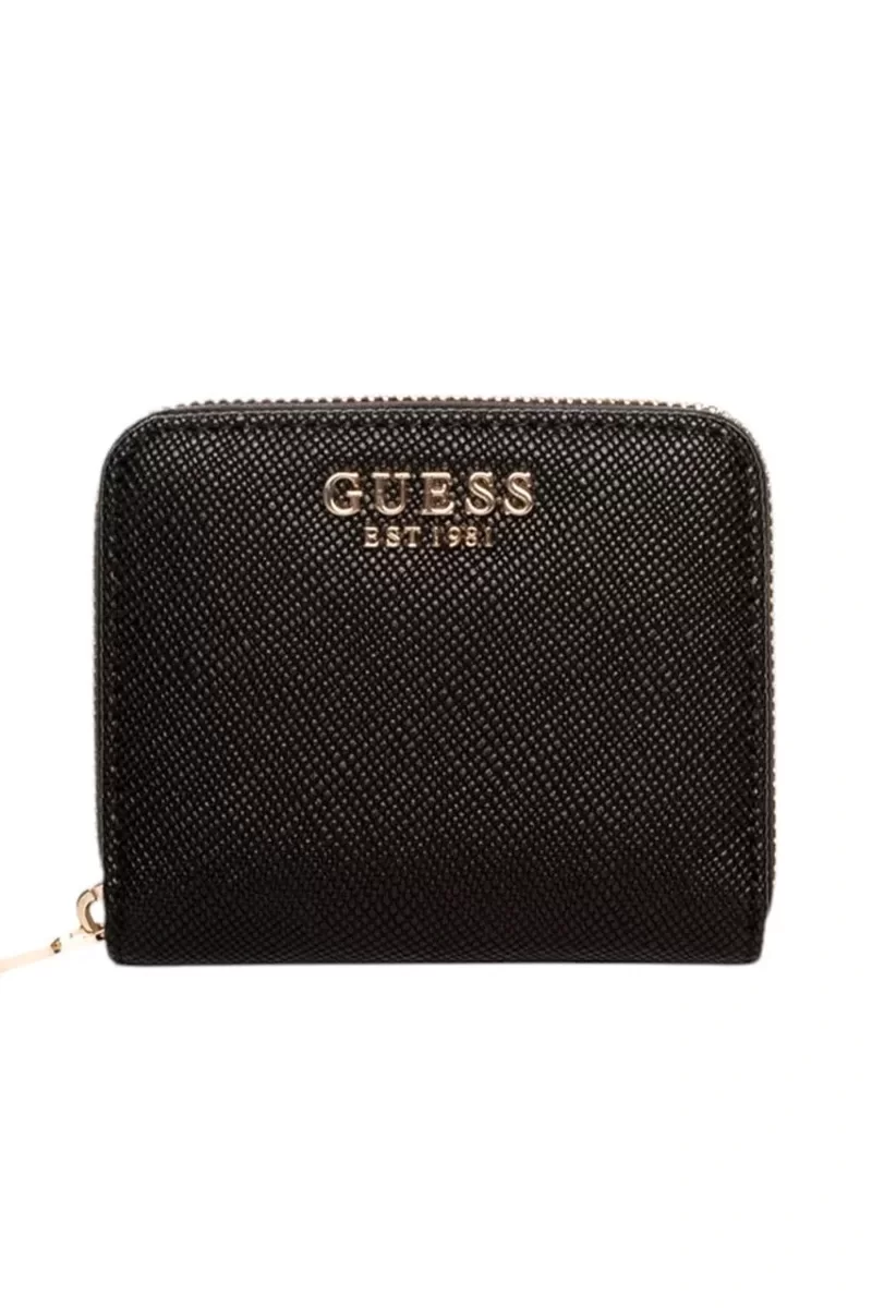 Guess LAUREL SLG SMALL ZIP AROUND Kadın Siyah Cüzdan SWZG8500137-BLA