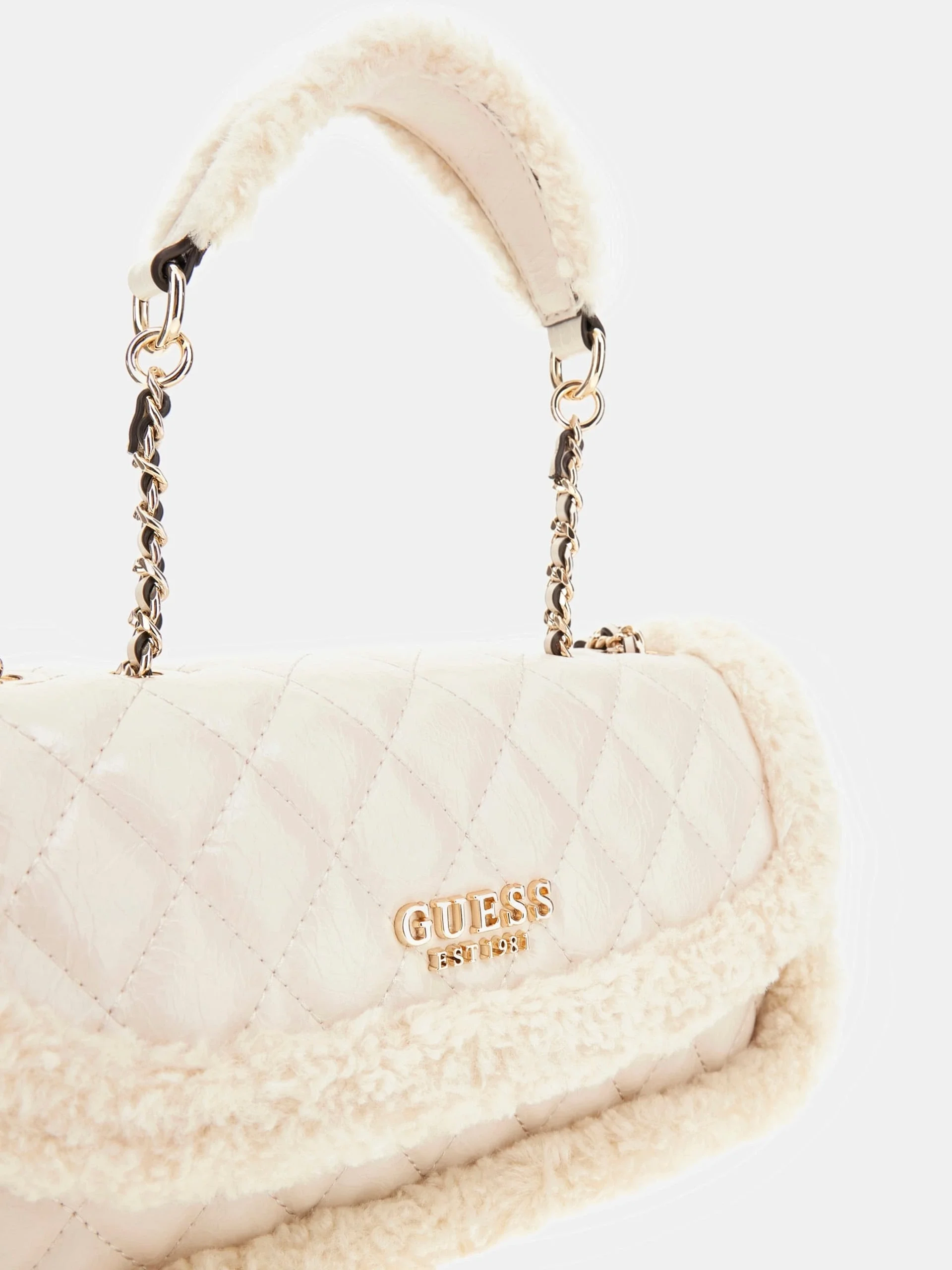 Guess Lida Kadın Ekru Omuz Çantası HWTG8139210-BON