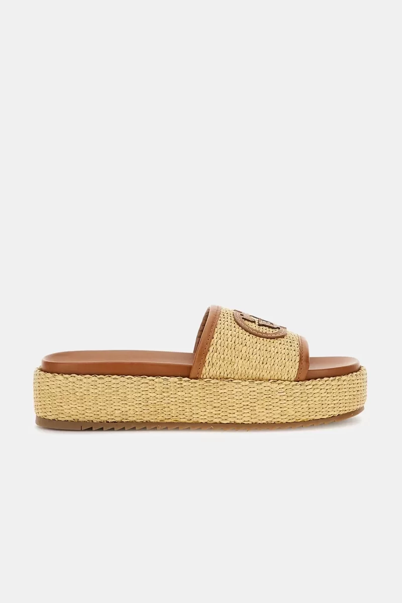Guess LONNEY Kadın Kahverengi Terlik FLJLNYFAB19-NATU