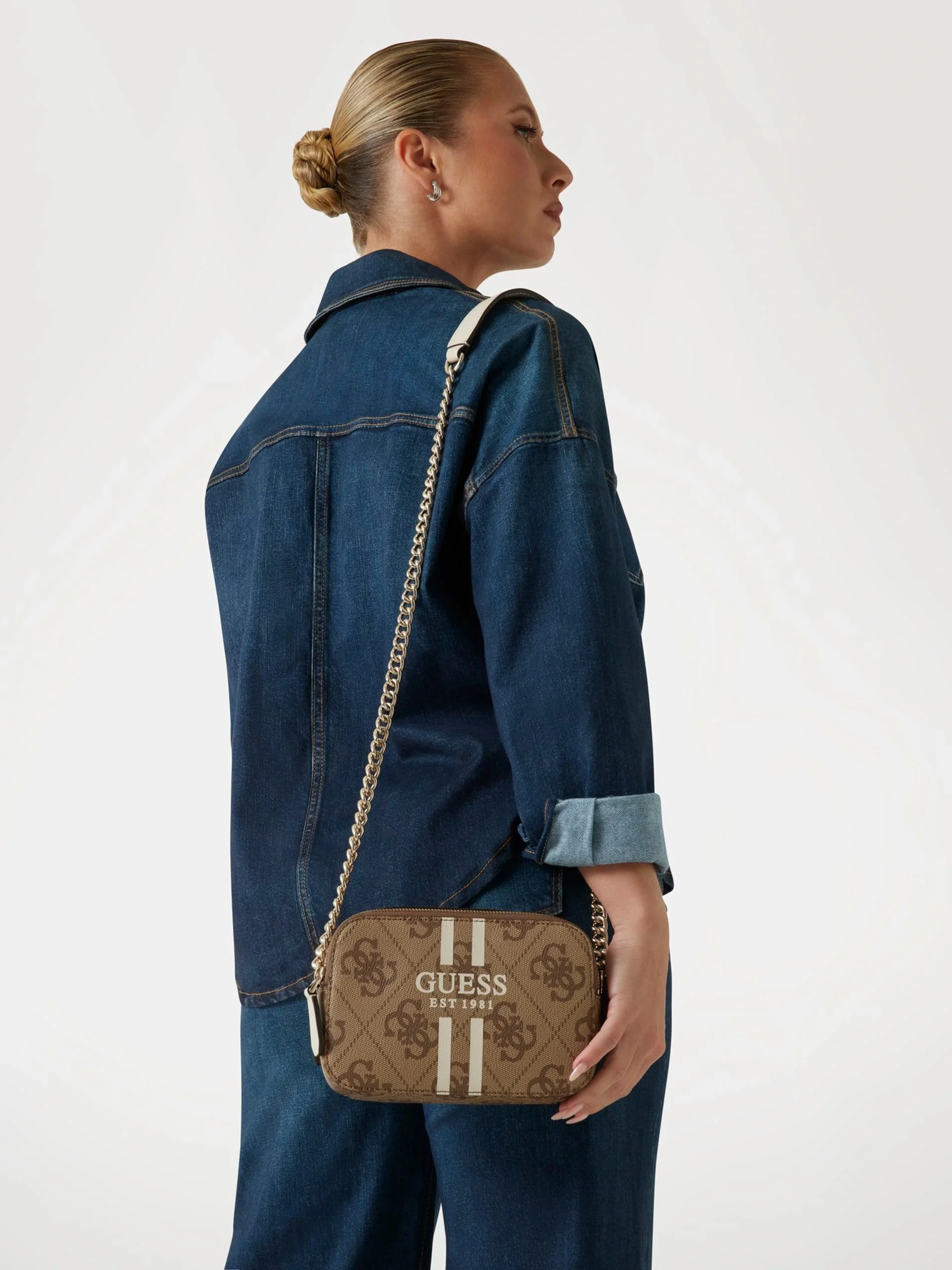 Guess Lorelei Kadın Kahverengi Çapraz Askılı Çanta HWOS9672140-LTL
