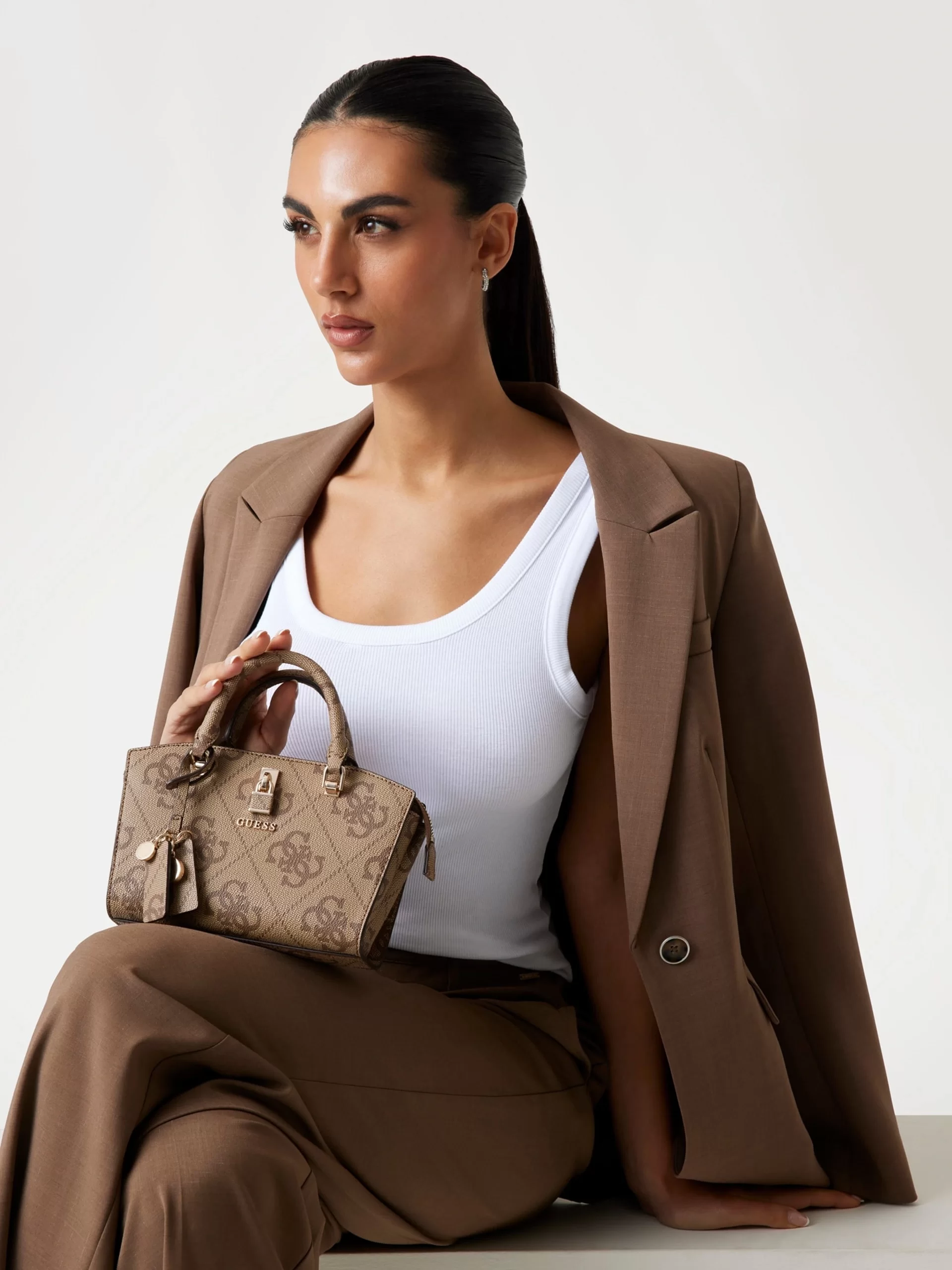 Guess Lorelei Kadın Kahverengi El Çantası HWOS9655760-LTL