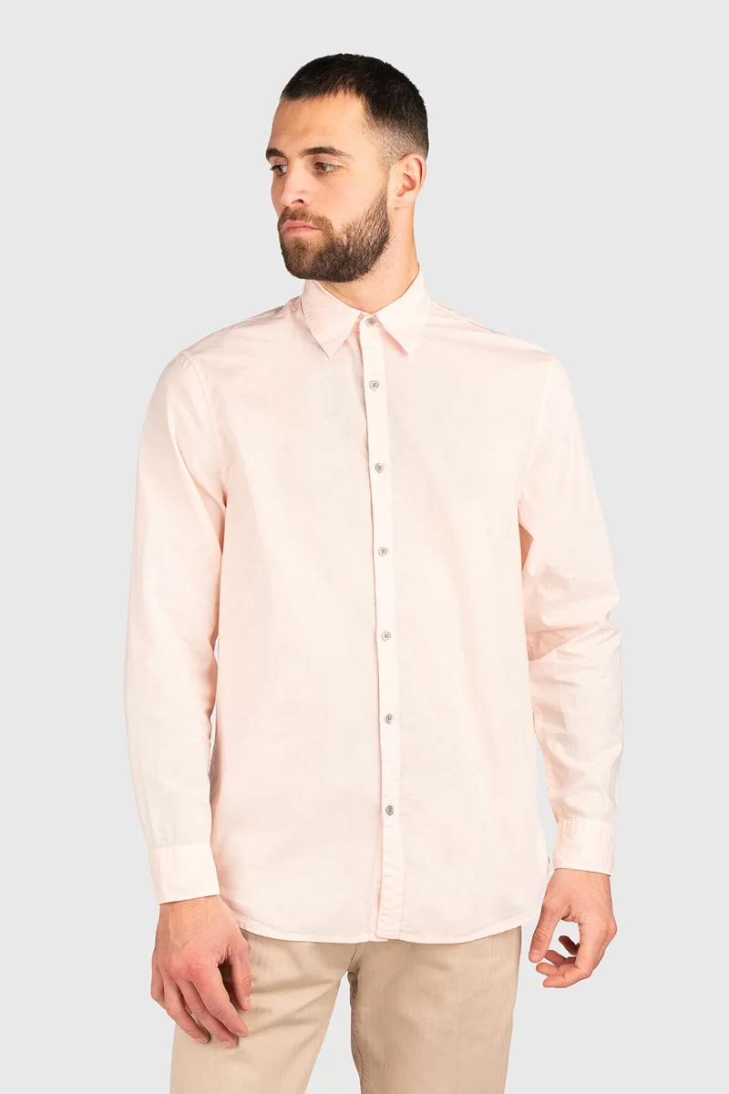 Guess LS COLLINS SHIRT Erkek Pembe Gömlek M5RH10WGXE1-A61L