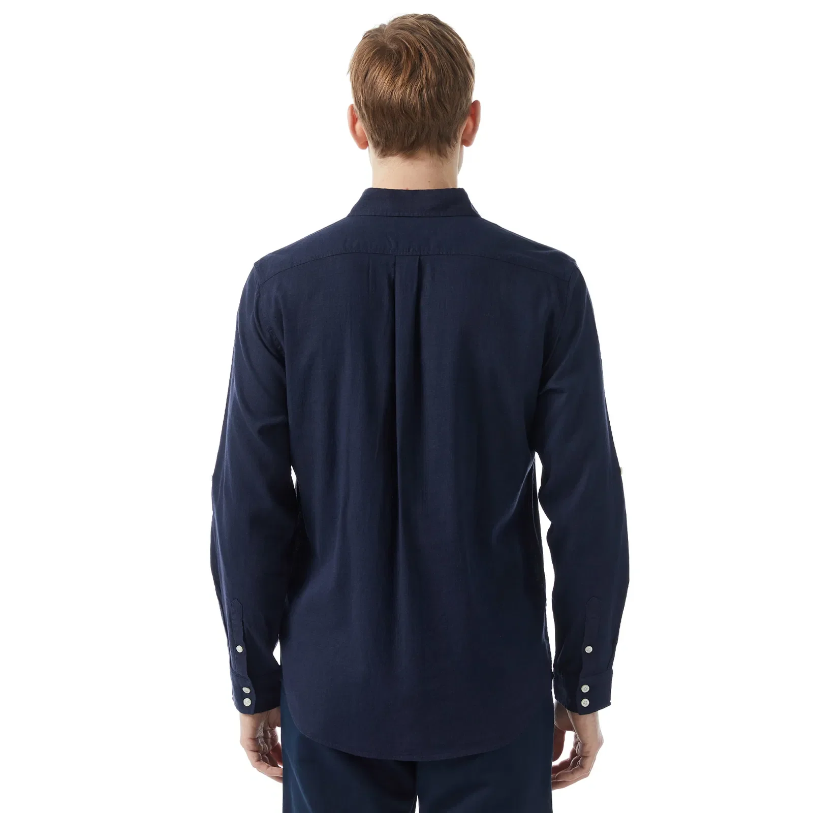 Guess LS ROLL-UP SHIRT Erkek Lacivert Gömlek F4GH00WG3L0-G7V2