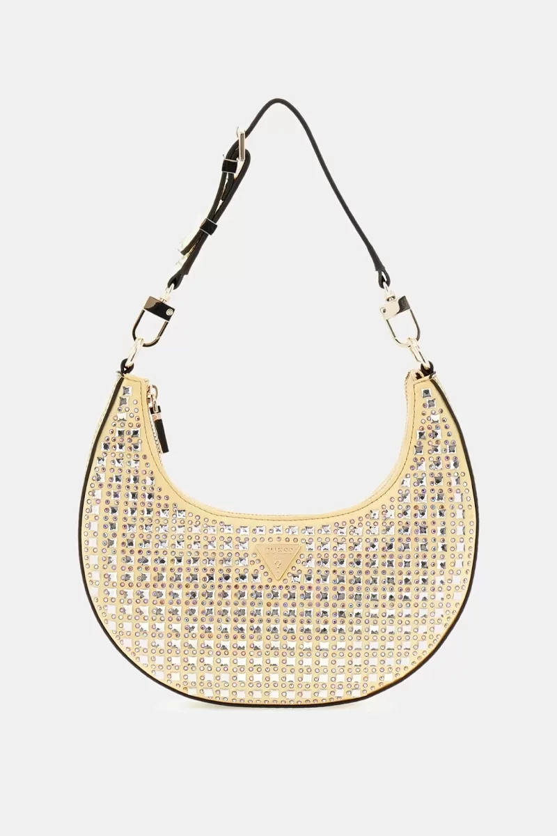 Guess LUA SMALL HOBO Kadın Sarı Omuz Çantası HWIG9205010-GOL