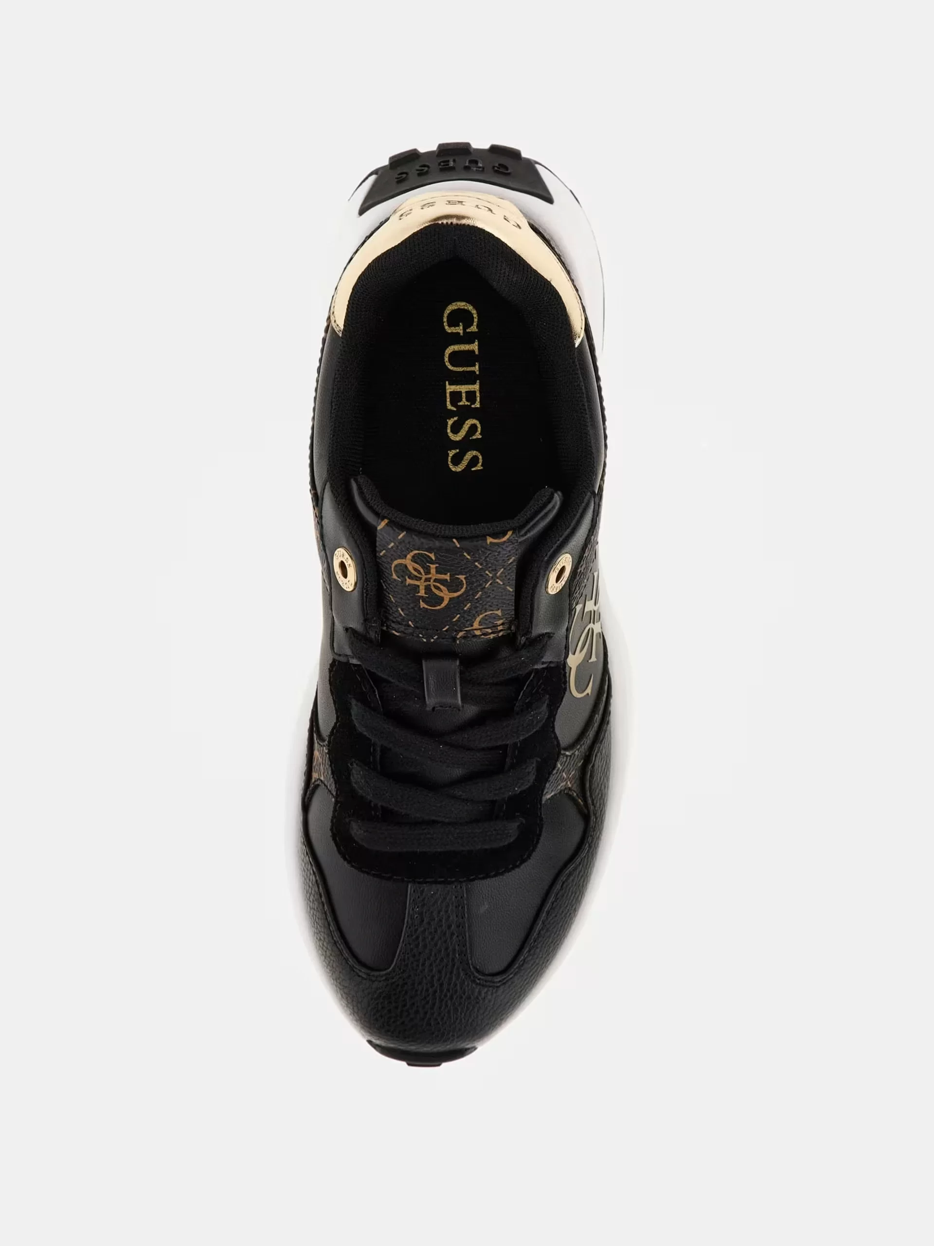 Guess Luckeı Kadın Siyah Sneaker FLPLUCFAL12-BLKBR