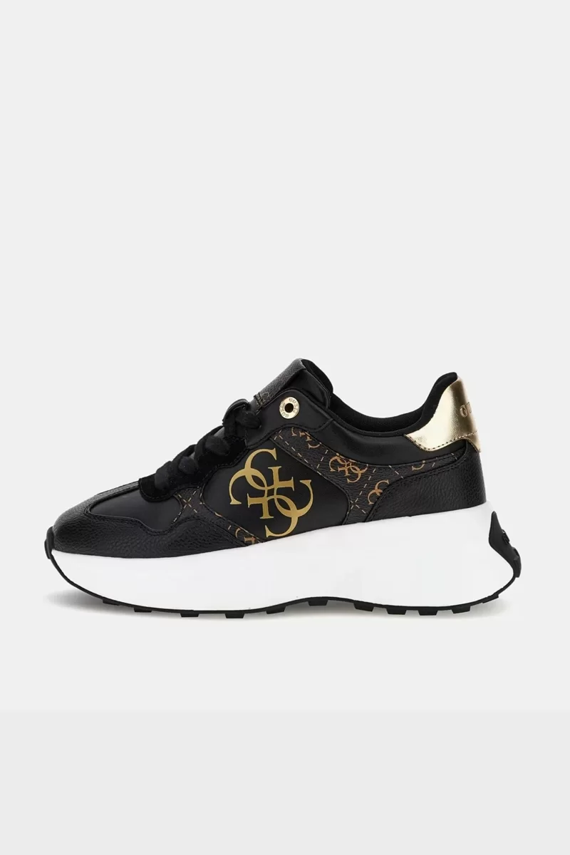 Guess LUCKEI Kadın Siyah Sneaker FLPLUCFAL12-BLKBR