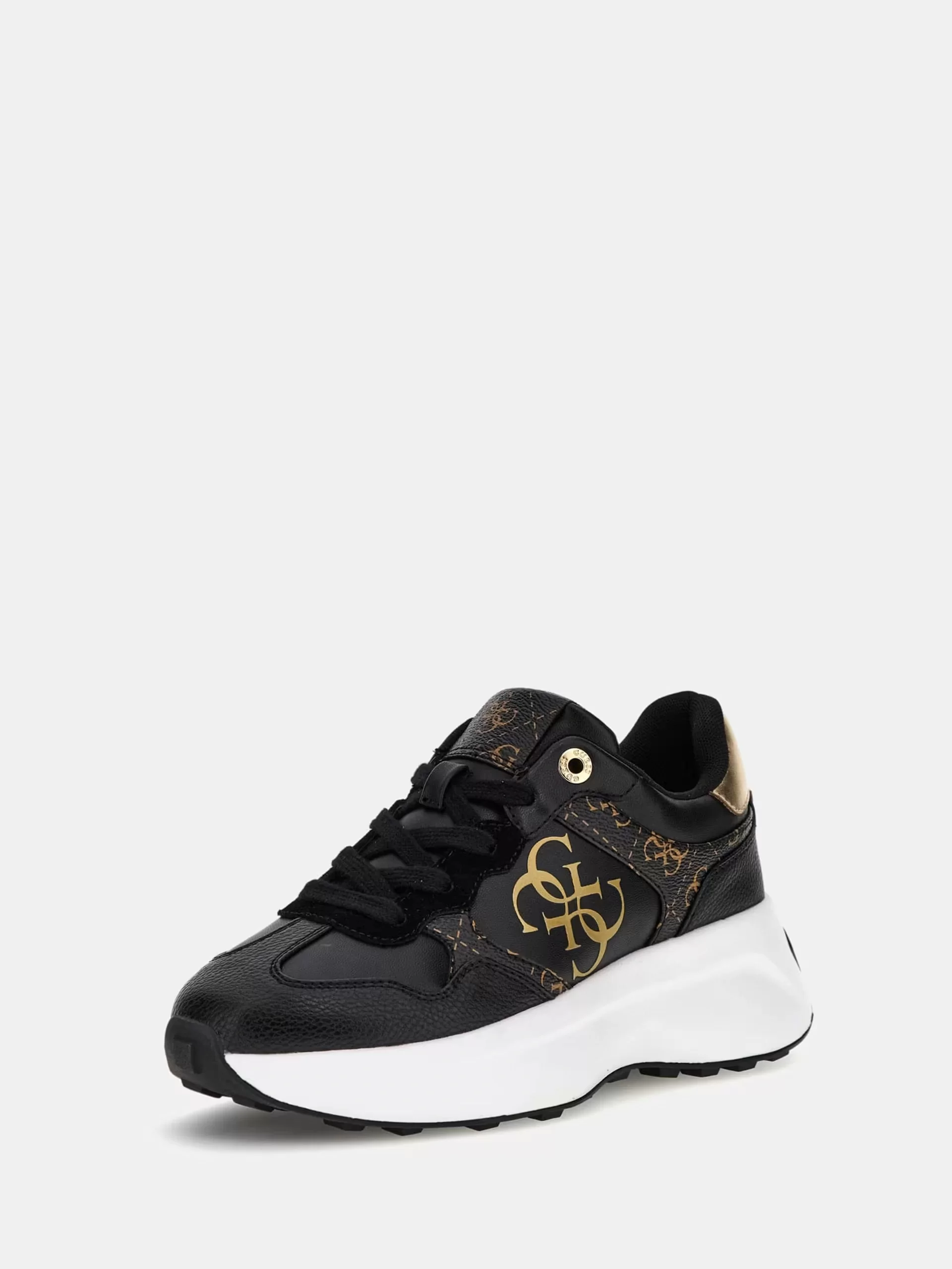 Guess Luckeı Kadın Siyah Sneaker FLPLUCFAL12-BLKBR