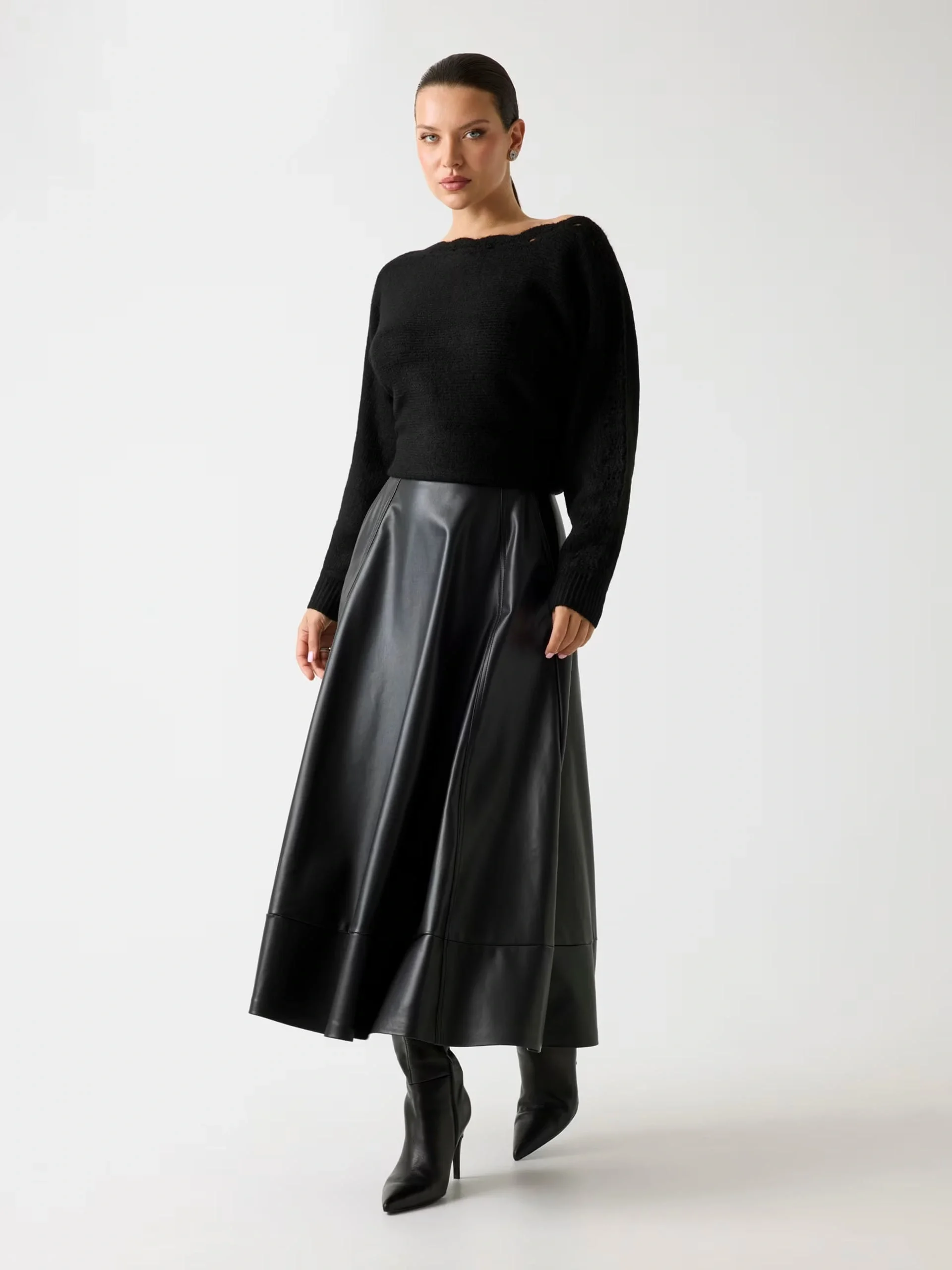 Guess Malorie Kadın Siyah Triko W5PR0WZ3B50-JBLK