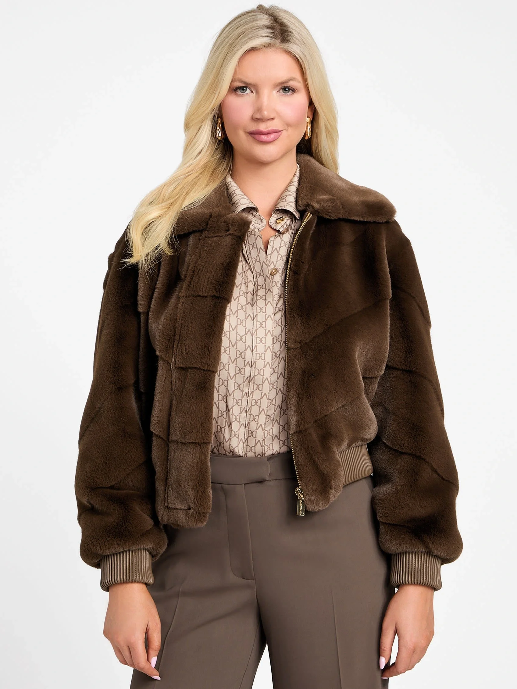 Guess Maya Kadın Kahverengi Ceket 5BGL117375A-F1AQ