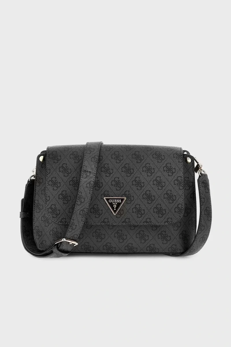 Guess MERIDIAN FLAP CROSSBODY Kadın Antrasit Çapraz Çanta HWSG8778200-CLO