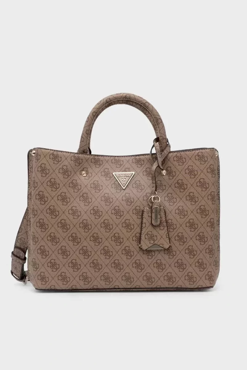 Guess Merıdıan Gırlfrıend Satchel Kadın Kahverengi El Çantası HWSG8778060-LTL