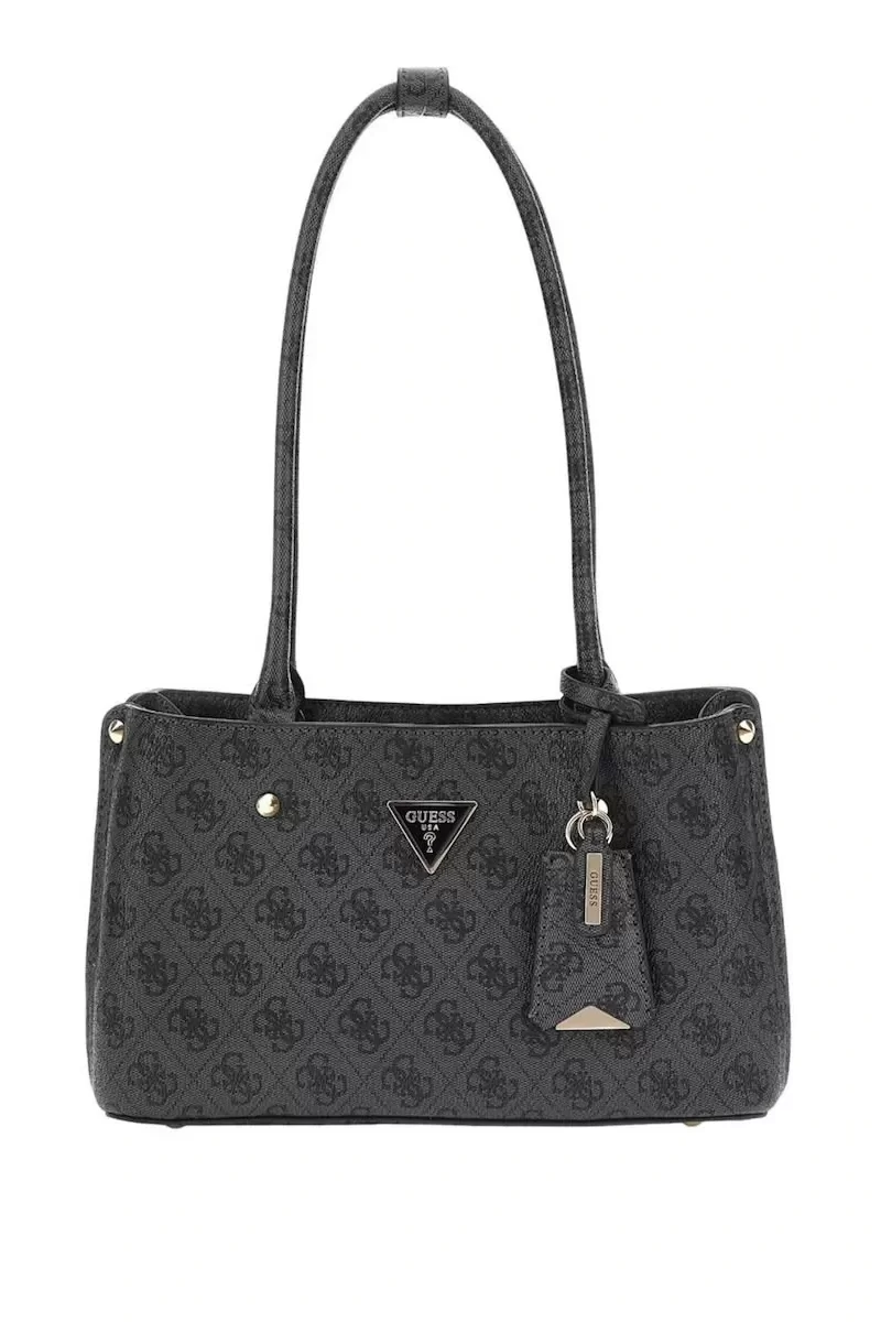 Guess MERIDIAN SHOULDER SATCHEL Kadın Antrasit Omuz Çantası HWSG8778090-CLO
