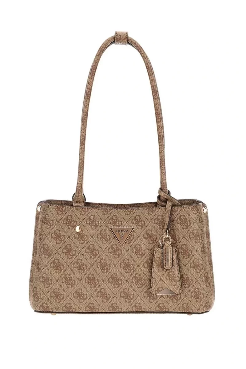 Guess MERIDIAN SHOULDER SATCHEL Kadın Kahverengi Omuz Çantası HWSG8778090-LTL