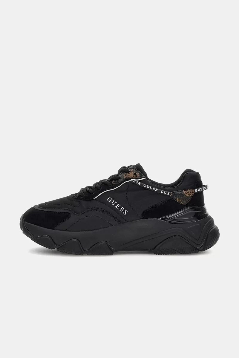 Guess Mıcola Kadın Siyah Sneaker FL7MICFAL12-BLACK