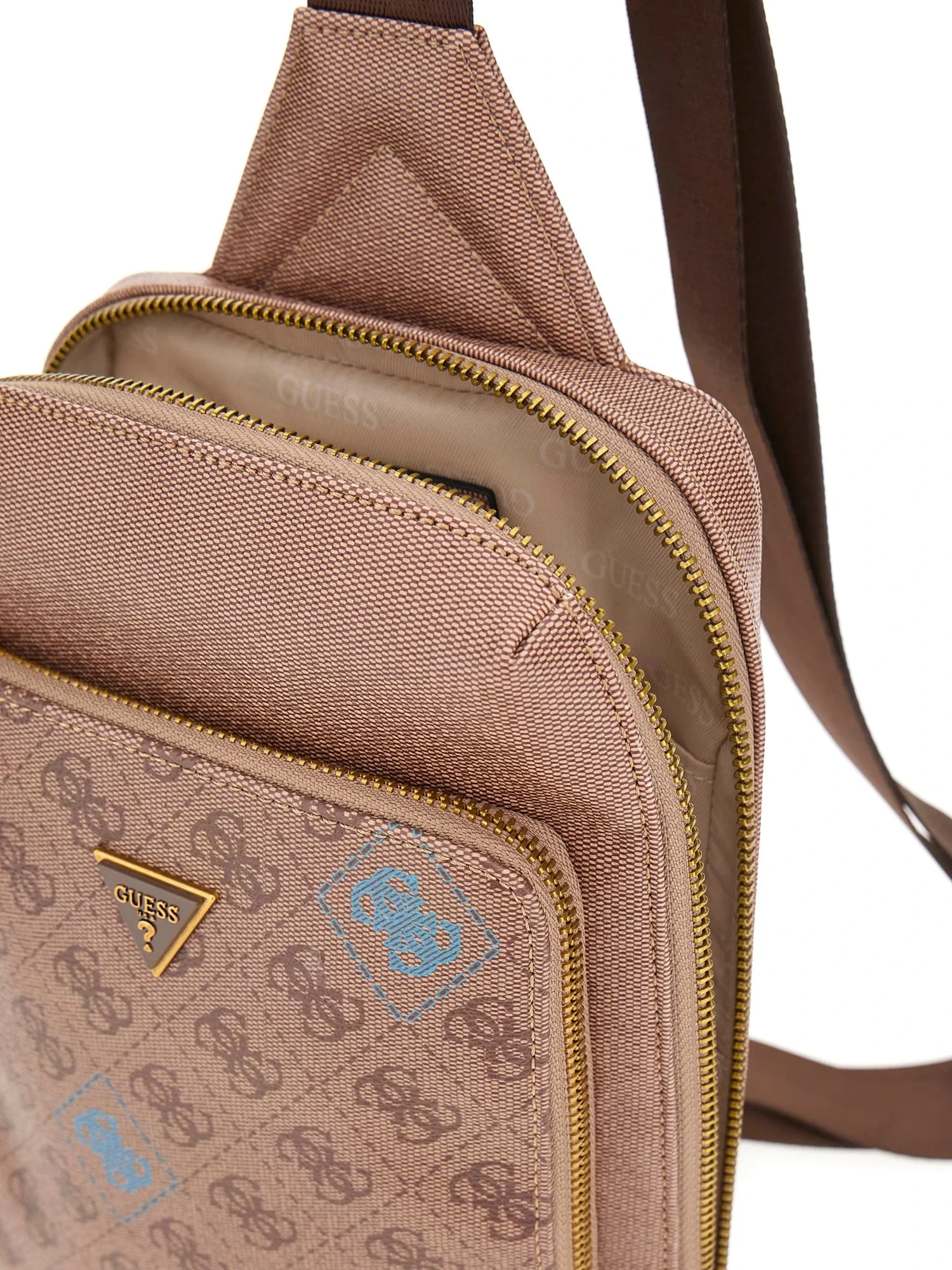 Guess Milano Erkek Kahverengi Çapraz Askılı Çanta HMMICTP5426-BIB