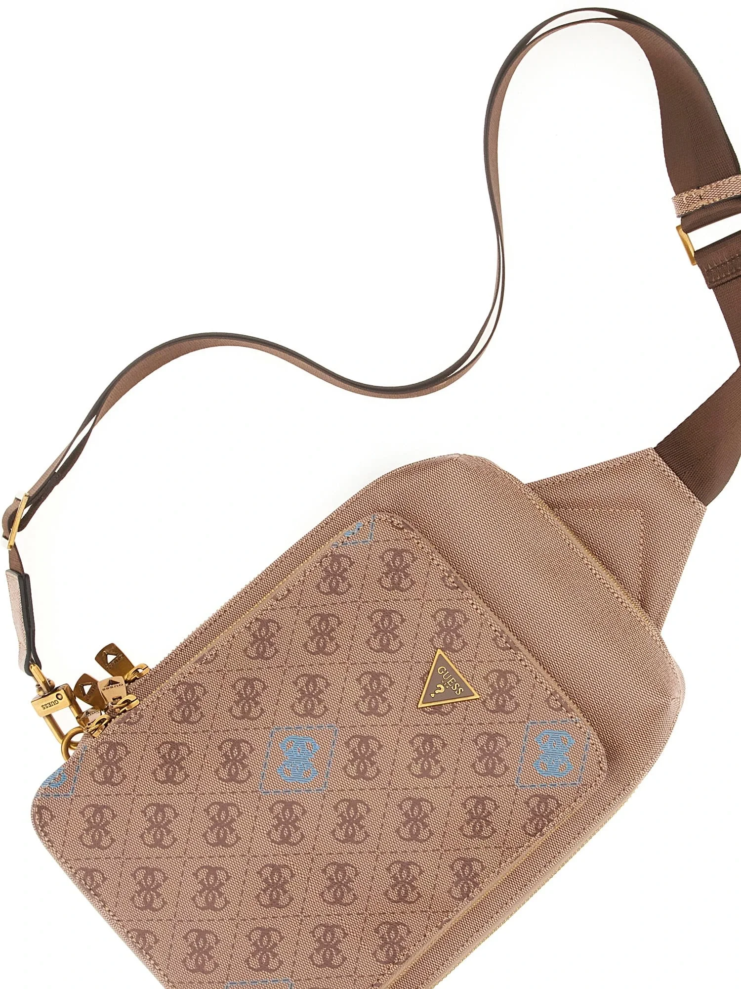 Guess Milano Erkek Kahverengi Çapraz Askılı Çanta HMMICTP5426-BIB