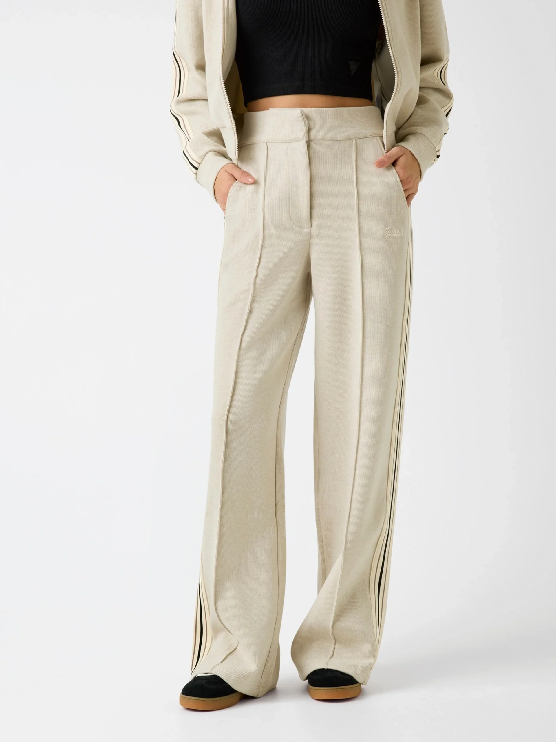 Guess Muriel Kadın Çok Renkli Aktif Yün Karışımlı Regular Fit Eşofman Altı V5BB16KCX52-H11F