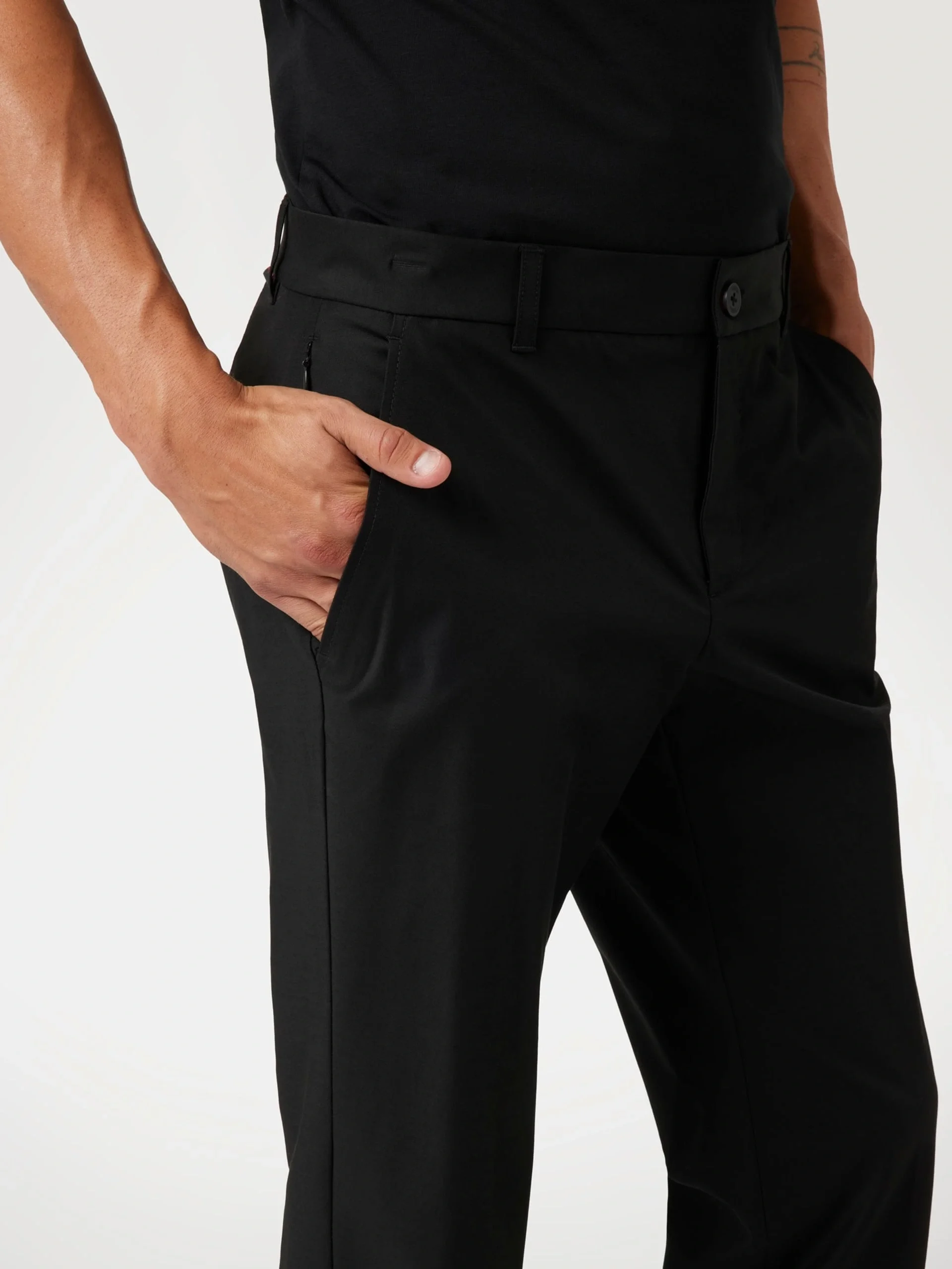 Guess Myron Erkek Siyah Slim Fit Pantolon M4YB01WG9Z2-JBLK