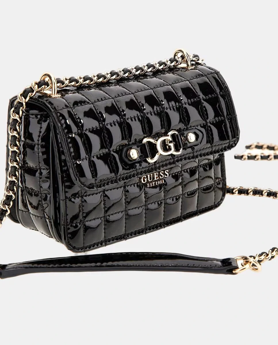 Guess Nadira Kadın Siyah Omuz Çantası HWQT8424780-BLA