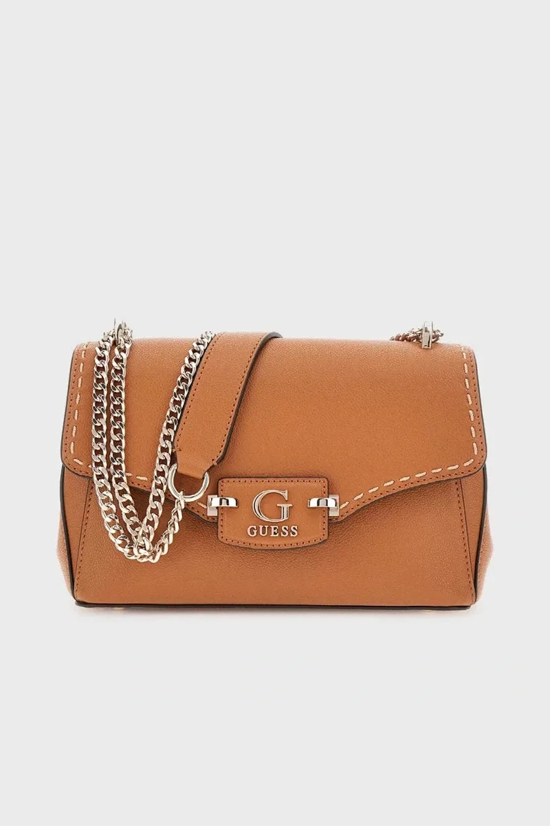 Guess NASTRA CONVERTIBLE XBODY FLAP Kadın Kahverengi Çapraz Çanta HWBG9637210-CAR