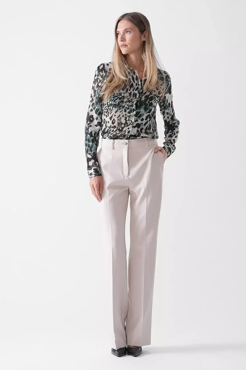 Guess New Carla Kadın Ekru Slim Fit Pantolon W5YB00WH9Y2-G9M1