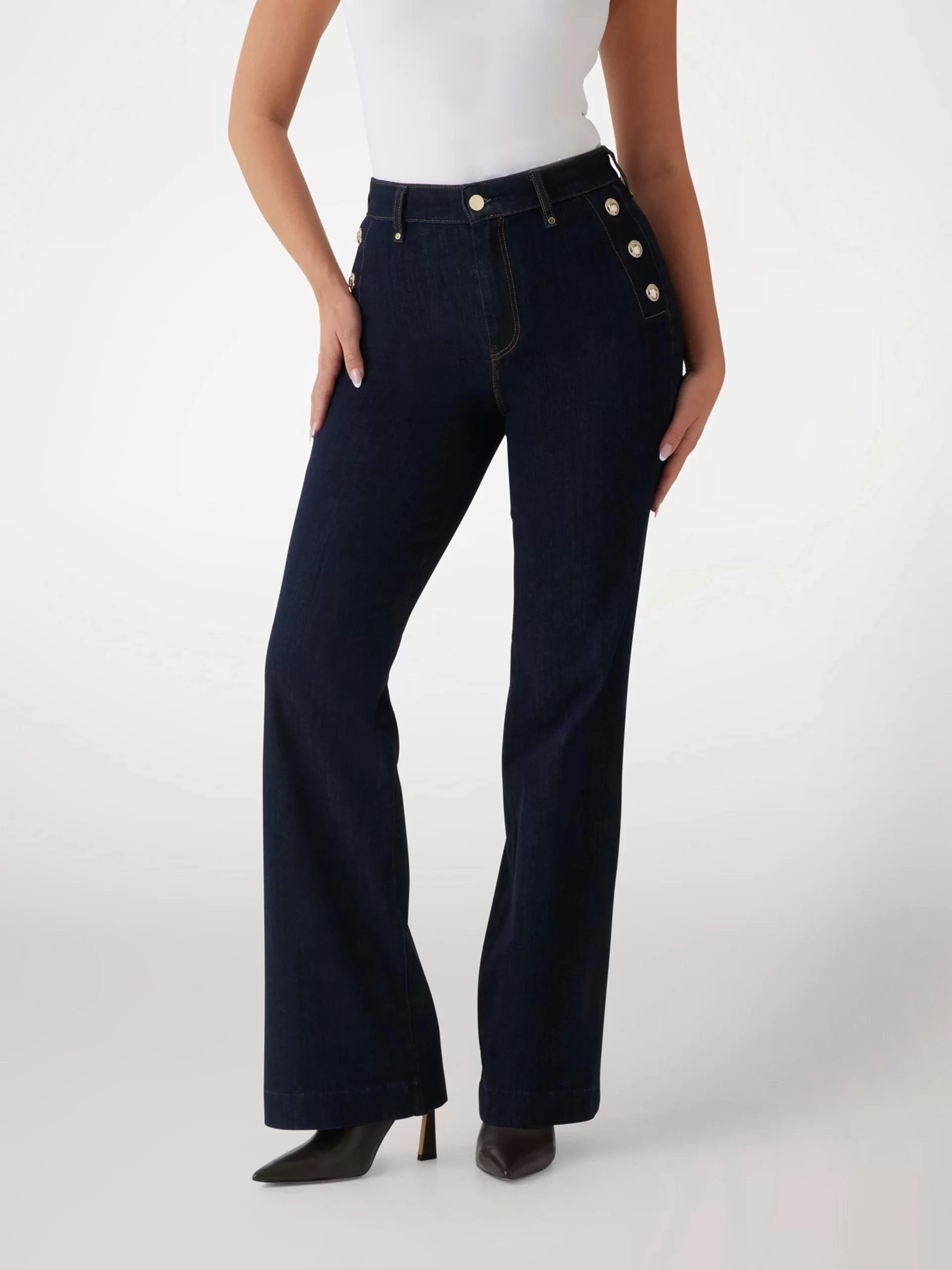 Guess New Faye Kadın Lacivert Modal Karışımlı Skinny Fit Jean W5RA0PD5PW1-BFIN